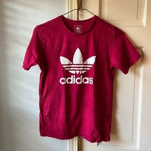 Adidas Maroon Logo Tee